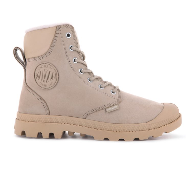 Dámské Boty Palladium Pampa Sportovní Cuff WPS Hnědožlutý | CZ NKL-34G